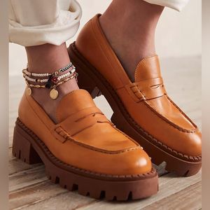 Free People Lyra Lug Sole Loafers